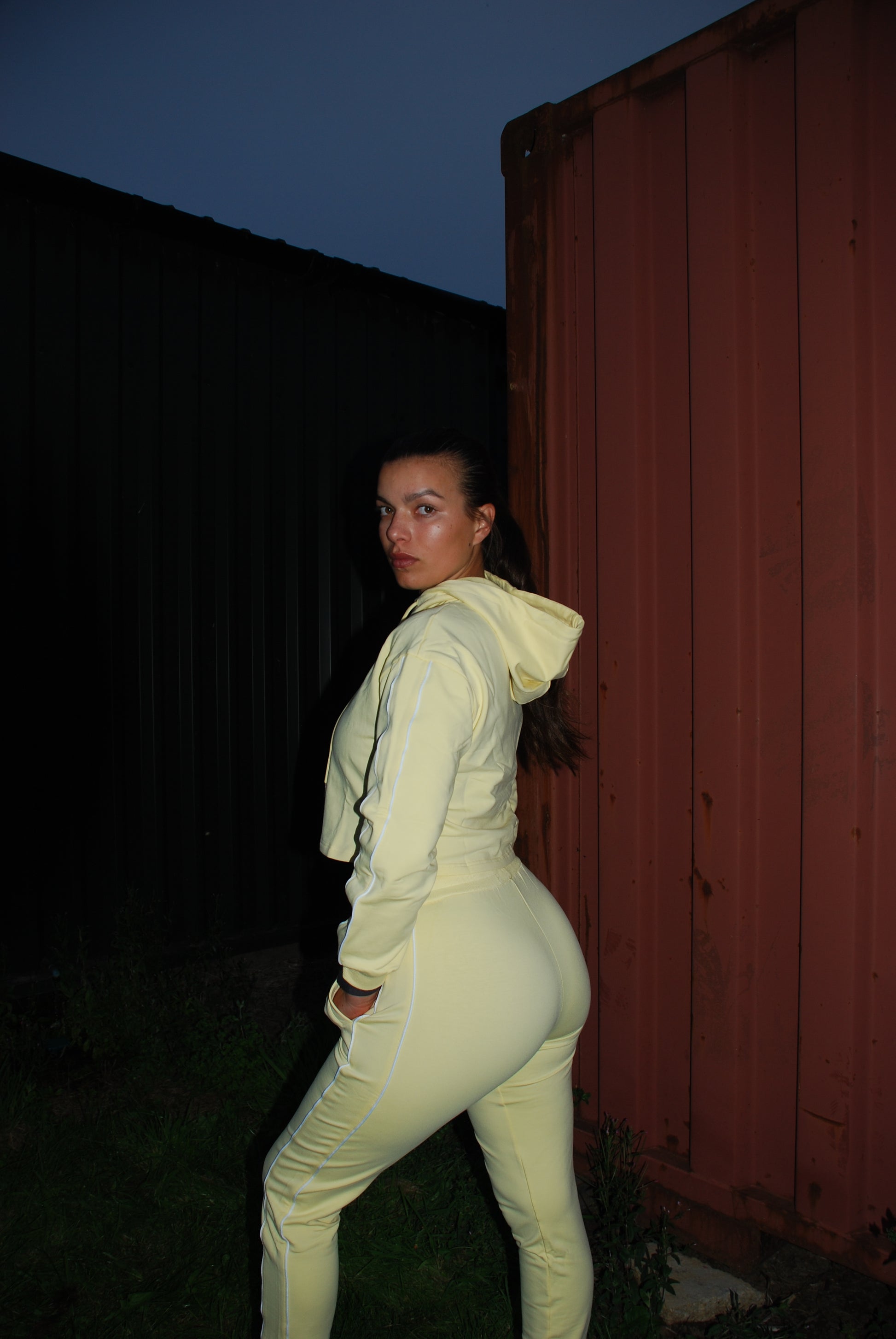 LUXE CROPPED HOODIE - My Store