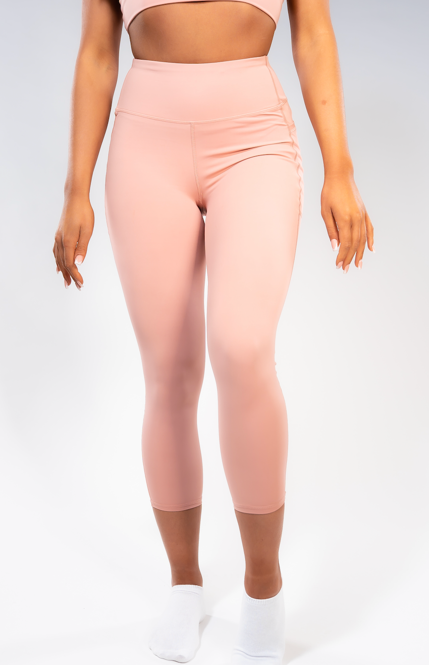 SIGNATURE MESH DETAIL 7/8 LEGGINGS - My Store